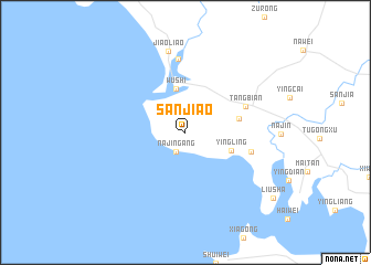 map of Sanjiao