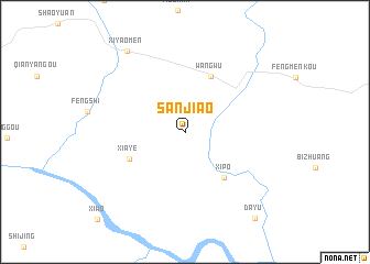map of Sanjiao