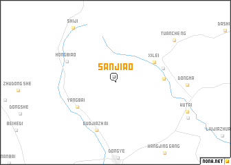 map of Sanjiao