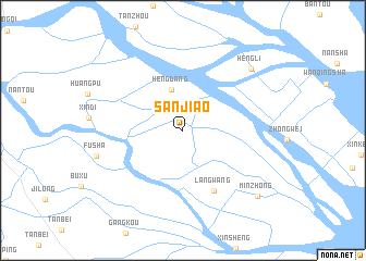 map of Sanjiao