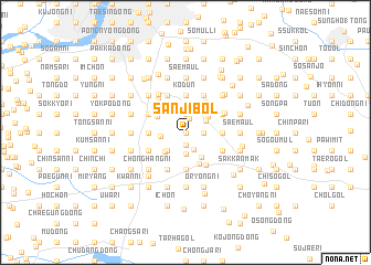 map of Sanji-bŏl
