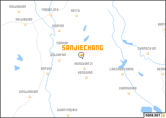 map of Sanjiechang