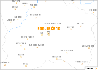 map of Sanjiekeng