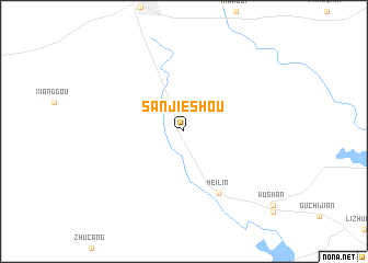 map of Sanjieshou