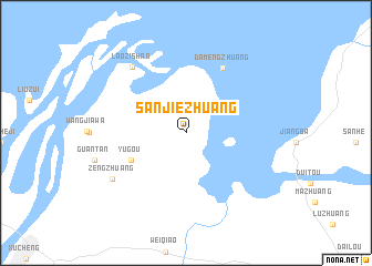 map of Sanjiezhuang