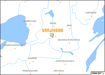 map of Sanjiheba