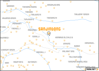 map of Sanjin-dong