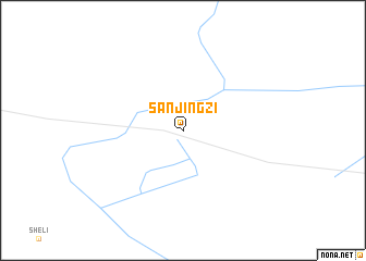 map of Sanjingzi