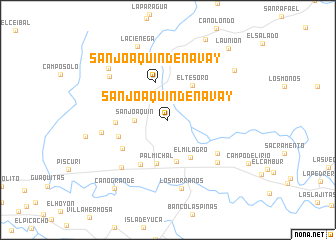 map of San Joaquín de Navay