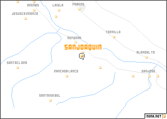 map of San Joaquín