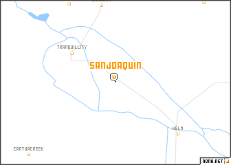 map of San Joaquin