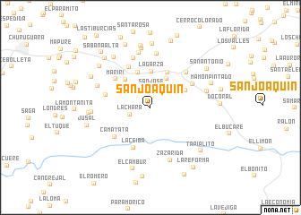 map of San Joaquín