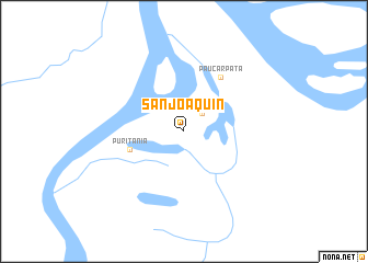 map of San Joaquín