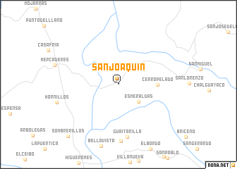 map of San Joaquín