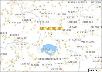 map of San Joaquín