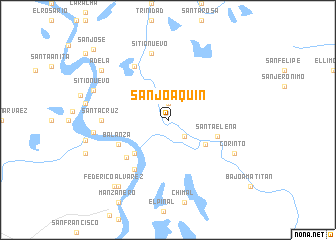 map of San Joaquín