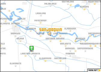 map of San Joaquín