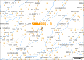 map of San Joaquin