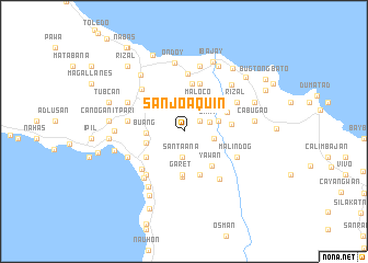 map of San Joaquin