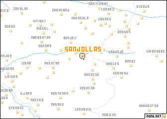 map of Sanjollas