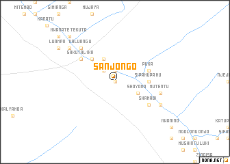 map of Sanjongo