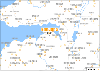 map of Sanjŏng