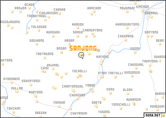 map of Sanjŏng