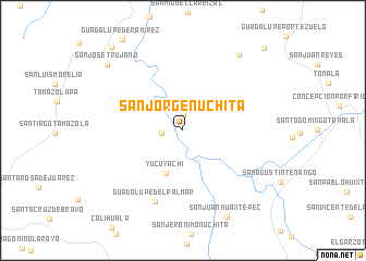 map of San Jorge Nuchita