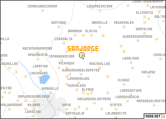 map of San Jorge