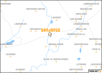 map of San Jorge