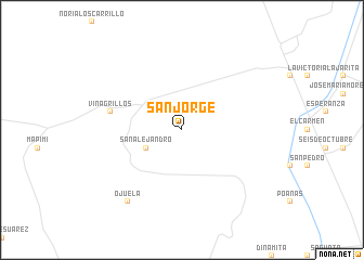 map of San Jorge