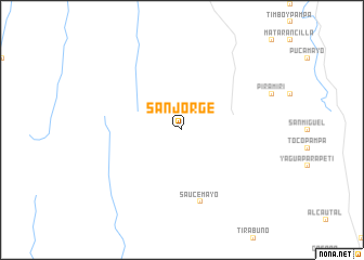 map of San Jorge