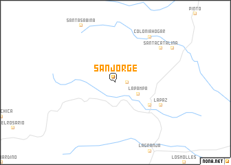 map of San Jorge