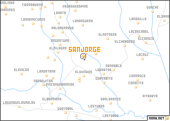 map of San Jorge