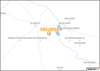 map of San Jorge