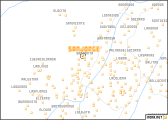 map of San Jorge