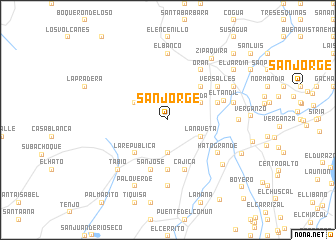 map of San Jorge