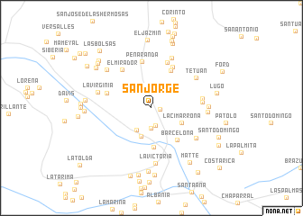 map of San Jorge