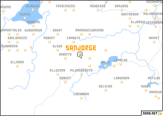 map of San Jorge