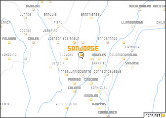 map of San Jorge