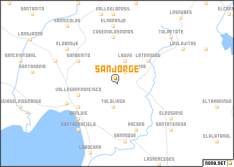 map of San Jorge