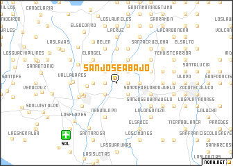 map of San José Abajo