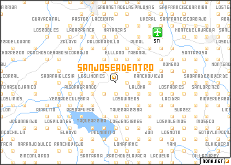 map of San José Adentro