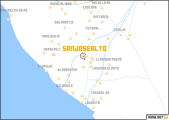 map of San José Alto