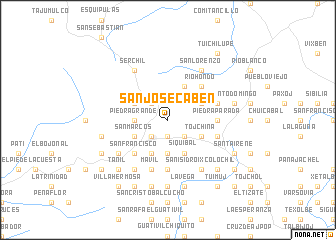 map of San José Caben