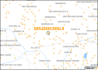 map of San José Capula