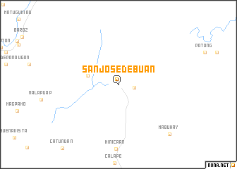 map of San Jose de Buan