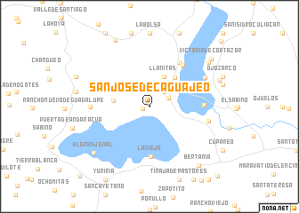 map of San José de Caguajeo