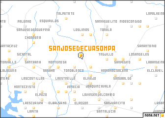 map of San José de Cuasompa