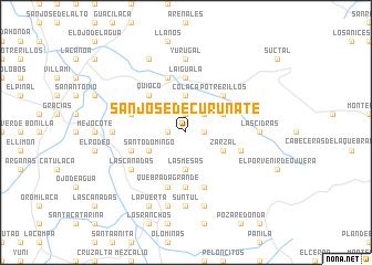 map of San José de Curunate